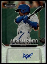2022 Panini Prizm Draft Picks #AU-AP Adrian Pinto Autographs Silver