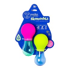 Mobi Skwooshlz Water Squeeze Bulbs - Silicone Baby Bath Toys, Baby Bathtub To...