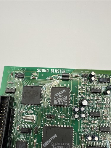 Creative Labs Sound Blaster Pro 2 CT1600 ISA Audiokarte Yamaha DOS - GETESTET - Bild 2 von 4