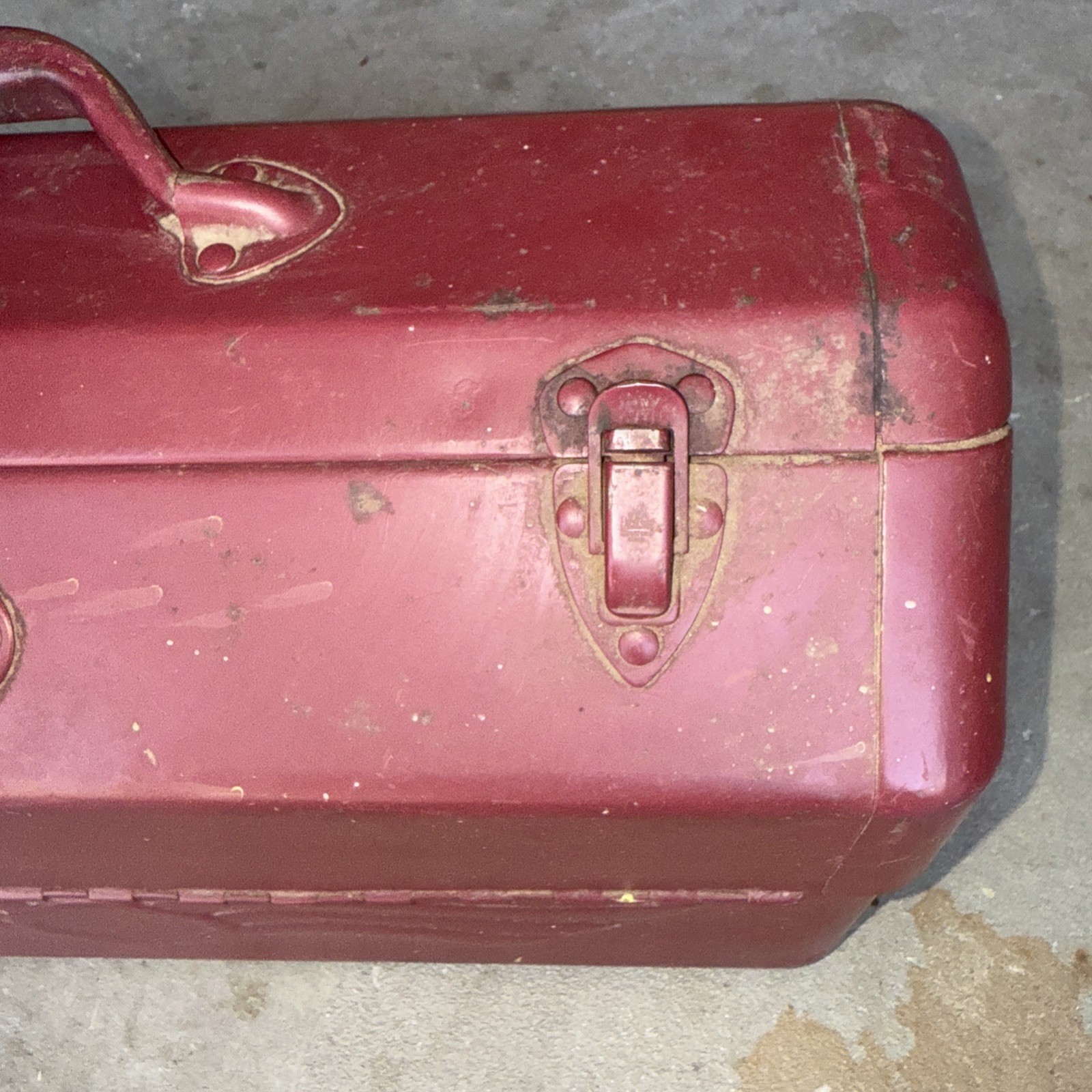 Vintage Simonsen Tackle Box Contents Large 19 X  10.5 X 8.5 Wood Lure Bobbers