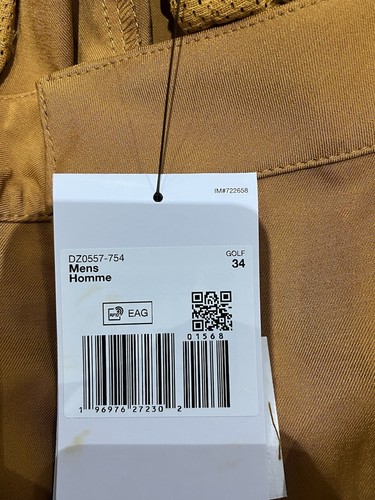 Nike Air Jordan Dri-Fit Golf Diamond Shorts - Mustard - DZ0557 754 - Size 34 - Picture 3 of 13