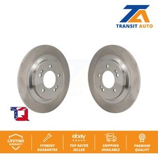 Rear Disc Brake Rotors Pair For Kia Hyundai Carnival Santa Cruz Fe Sorento