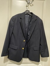 Class Club Navy Blue Suit Sport Coat Blazer Jacket Youth Kids Boys Size 10
