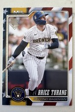 2026 Topps Series 1 - Brice Turang #105 Independence Day /76