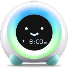 Mella Kids Alarm Clock Ready to Rise Children's Sleep Trainer Night Light Sound