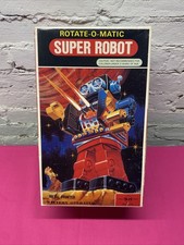 1970s Horikawa Rotate-O-Matic Super Robot, 12" Tin BO Japan S H Toy NEW NRFB