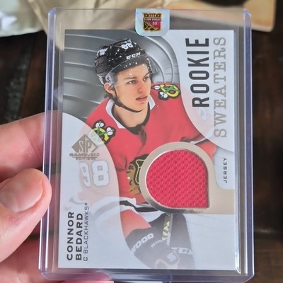 Upper Deck SP Game Used 2023-24 Connor Bedard Blackhawks Rookie Sweaters RS-CB