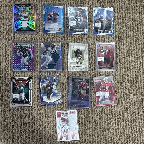 NFL Football Lot - Andy Dalton Deshaun Watson Dalvin Cook Christian McCaffrey
