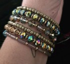 Paparazzi Bracelet Lot Stacked Surprise & Faceted Facade Multi Stretch Bracelets — photo 4