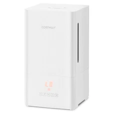 4L Ultrasonic Humidifier with 2 Mist Levels 12H Timer Sleep Mode for Large Room