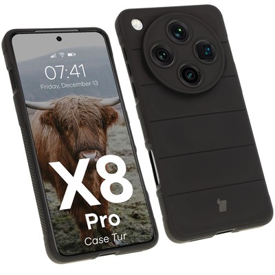 Handyhülle für Oppo Find X8 Pro Bizon Case Cover Schutz Hülle Tasche Schwarz
