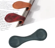 Magnetic Bookmarks Magnetic Leather Bookmarks Vintage Book Mark Double Sided Mag