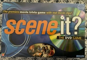 NEW Scene It? The DVD Game Mattel Board Movie Trivia Game Family Friends Sealed