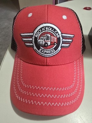 Wild Snap On Tools Rock N' Roll Cab Express Red Adjustable Trucker Logo Cap Hat