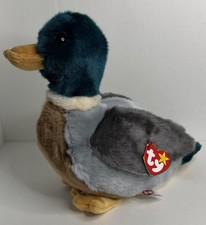 TY Beanie Buddy - JAKE the Mallard Duck (8.5 inch) - MWMTs Stuffed Animal Toy