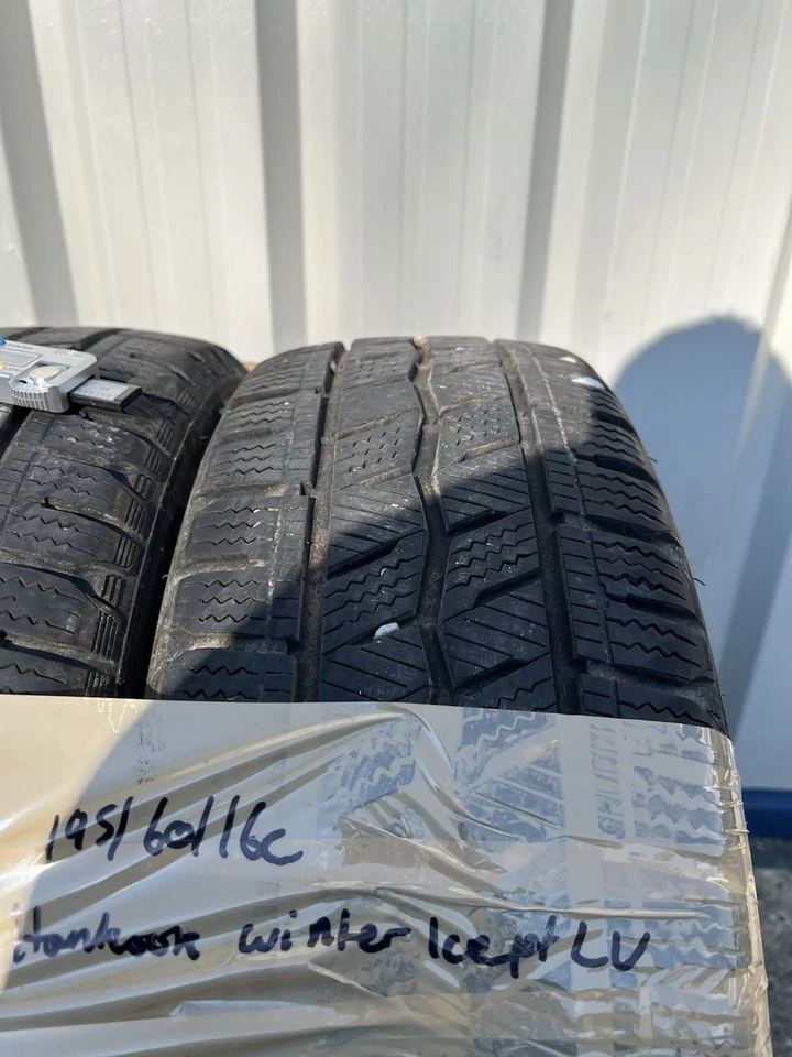 195/60/16 Winter Icept   99/97T  6.89mm Tread PART WORN TYRE - Dot 45/19 - Image 3 of 4