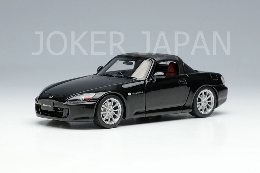 Make UP EIDOLON 1/43 Honda S2000 (AP2) 2005 Black EM677E JDM