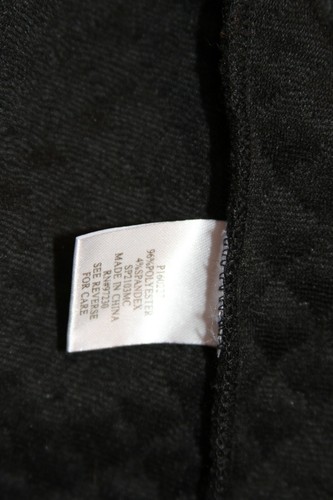 Maglione pullover asimmetrico trapuntato donna junior quasi famoso nero piccolo - Foto 7 di 9
