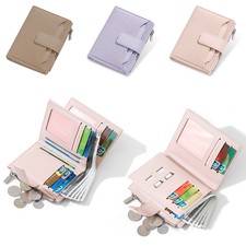 Fashion Women PU Leather Clutch Wallet Card Holder Pocket Coin Purse Handbag US