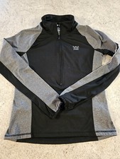Pink By Victoria Secret Women's 1/2 Zip Long Sleeve Black Pullover Size S