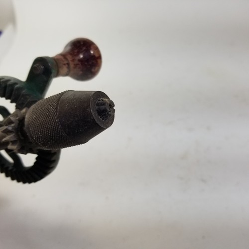 Vintage Hand Drill Egg Beatter Style Wood Handles - Picture 11 of 15