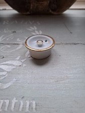 ANCIEN couvercle EN PORCELAINE BLANCHE VIEUX PARIS  cafetière tisanière
