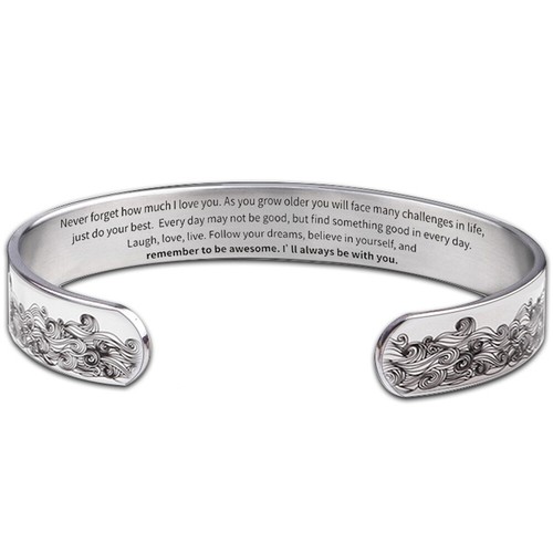 To My Granddaughter Bracelet Gift I Will Always Be with You and Love You Forever - Picture 12 of 12