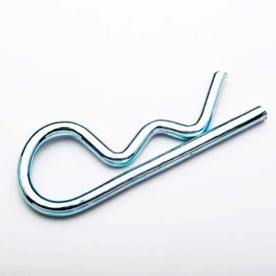 FAST-N-RS Hitch Hair Pin Clip R Fit Shaft 1/4" - 3/8" (Pack 200 pcs) Cotter Zinc Plated