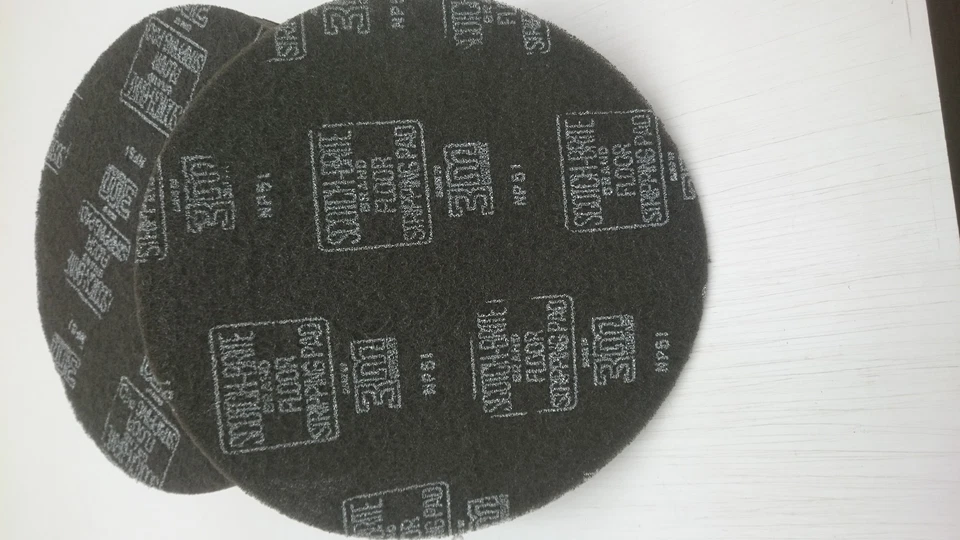 One 3M Scotch-Brite Black Floor Pad - Size 16 inch Floor scrubber New Paignton