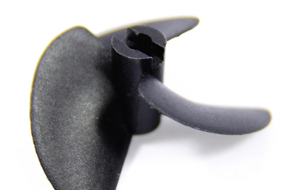 2x Schiffsschraube Bootspropeller Propeller Motorboot RC Modellbau 52mm 3-Blatt - Bild 2 von 3