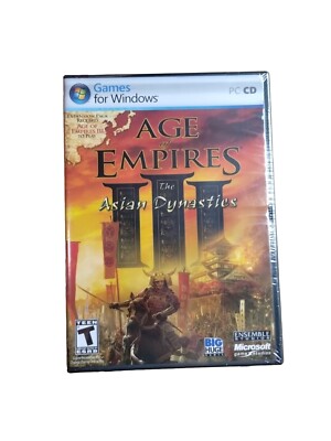 Age of Empires 3 The Asian Dynasties For PC Windows NEW Sealed