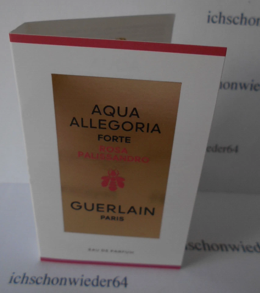 Guerlain ~ AQUA ALLEGORIA FORTE ROSA PALISSANDRO ~ Eau de Parfum + Duftkarte