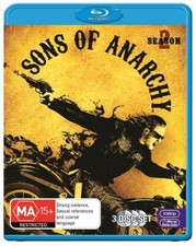 Sons of Anarchy : Season 2 (Blu-ray, 2009) Brand New Gift Idea