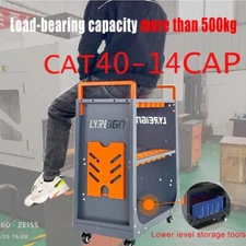 bt40 tool cart CAT40-14CAP cnc tool holder cart frosted waterproof orange