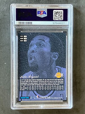 97-98 frair showcase Kobe Bryant Row1〜3 1997 Flair Showcase Kobe Bryant (ROW 3) PSA 8 NM-MT 2nd Year
