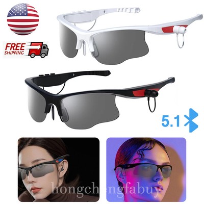 Smart Glasses Headset Wireless Bluetooth Polarized Sunglasses Sport Music Call