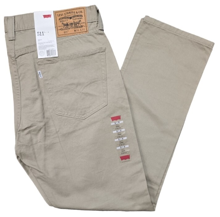 りん Levi's Men's 511 Skinny Fit Twill Jean Timberwolf 36W x 30L