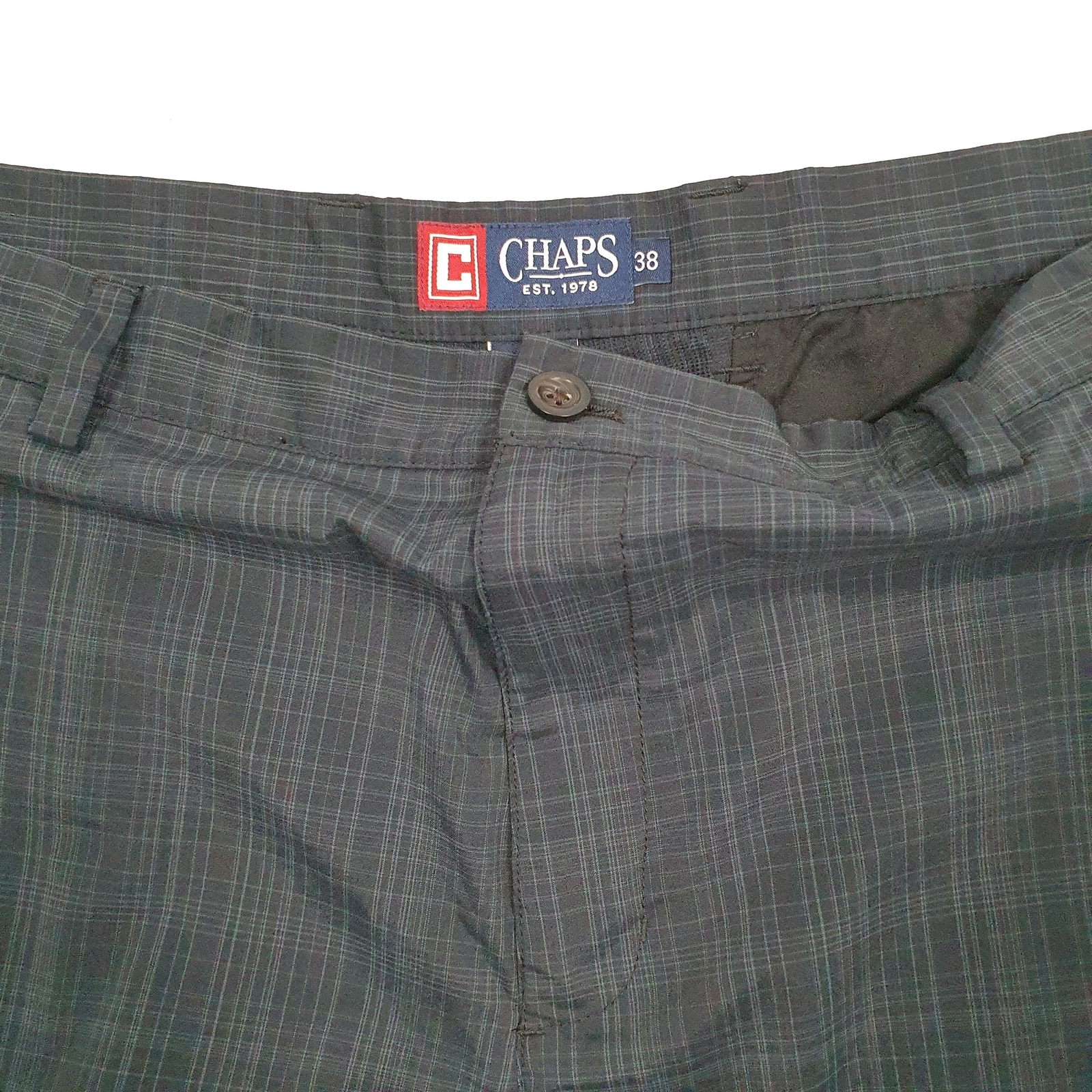 RALPH LAUREN Chinos Black Sport Polyester Shorts Mens W38 image 3