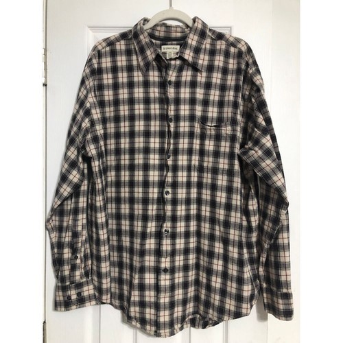 Saint johns bay size extra large men's plaid button 100% cotton Fall casual - Picture 2 of 11
