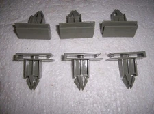 ROCKER PANEL MOLDING CLIPS 6 GRAY 00-05 NEW BN2655