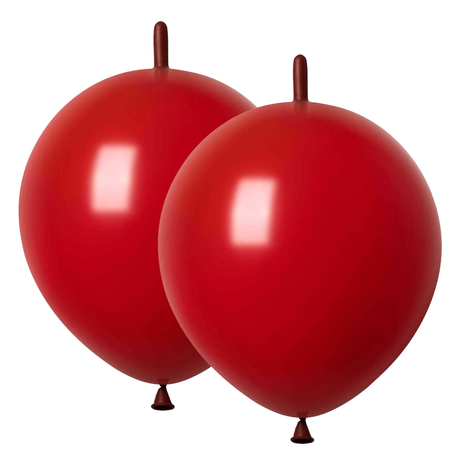 ADIDO EVA Link Balloons Dark Red 10 Inch Latex Quick Linkale Balloon 80 Pcs f...