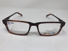 Colours By Alexander Julian Eyeglasses Frame TARTAN BROWN 54-18-140 Flex IS08