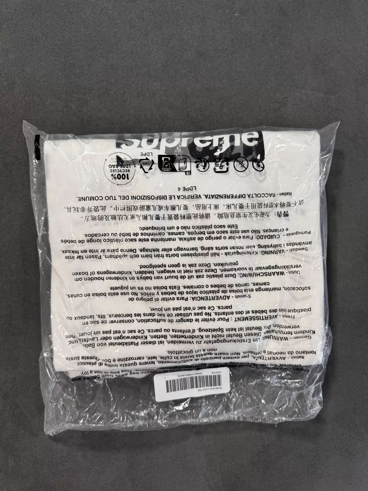 Taille L   T shirt Supreme Miami Exclusive Box Logo   NEUF