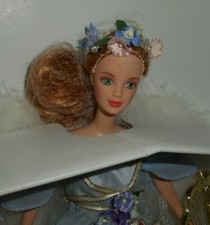Harpist Angel 1998 Barbie Doll Angels of Music Collection Fantasy 18894 Mattel 
