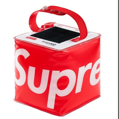 Supreme SS18 New York LuminAID Packlite Nova USB Solar Waterproof