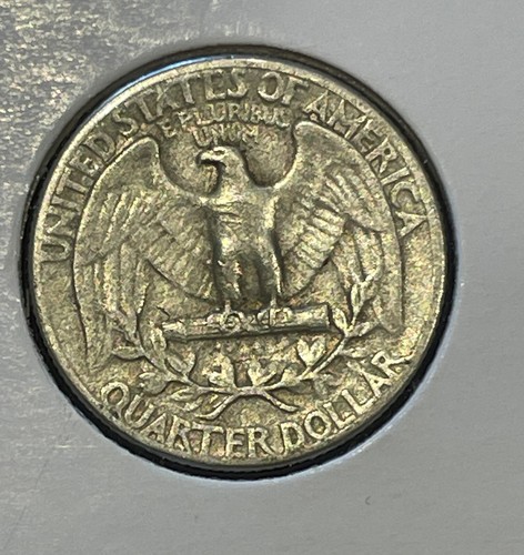 USA 1/4$ 1945 Washington Silver Quarter KM#164 Philadelphia .900Ag aVF B1478 - Picture 6 of 8