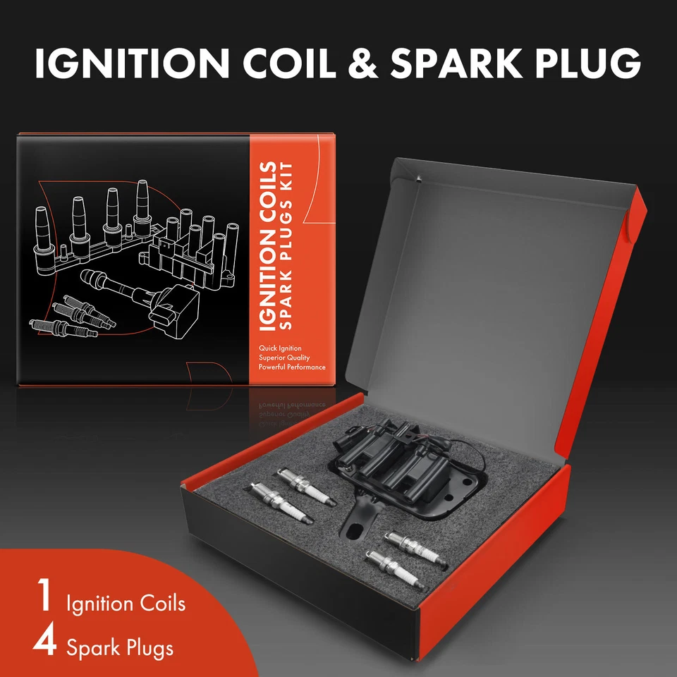 1 катушка зажигания и 4 свечи зажигания Iridium и платина для Hyundai Elantra 96-00 - Изображение 2 из 4