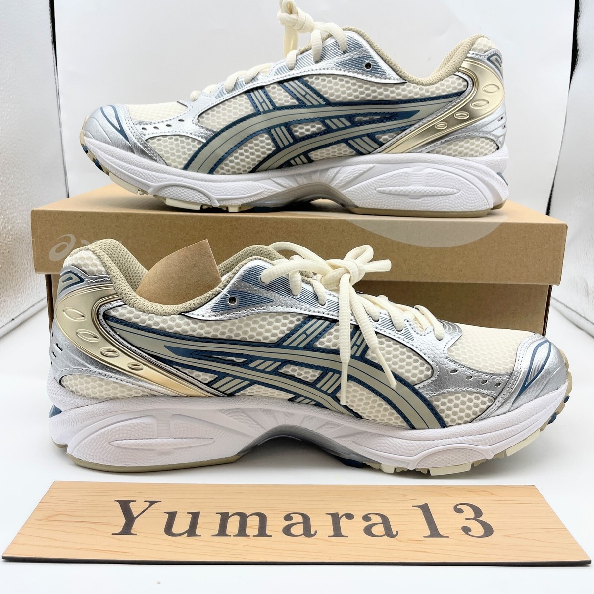 Asics Gel-Kayano 14 White Pure Gold Silver 2colors 1201A019