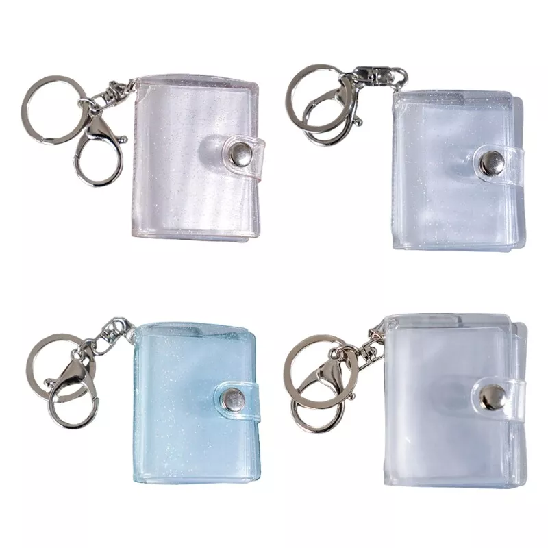 Mini Small Photo Album Keyring 16 Pockets 2 Inch ID Instant