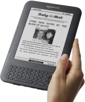 Kindle 6in Wireless Reading Device with Keyboard (Free 3G+Wi-Fi) - Graphite